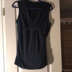 Maurices size L, dressy tank, navy